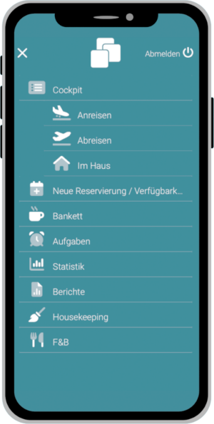 Cloudbasierte Hotelsoftware: Mobil App Für Smartphones